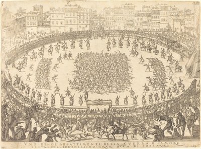 1616年，步兵战役之一。 作者 雅克·卡洛