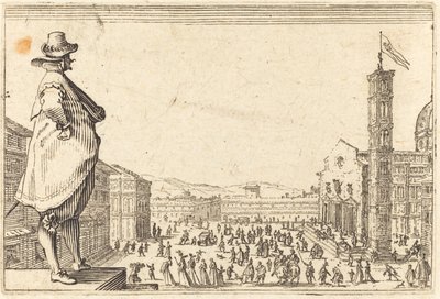 佛罗伦萨大教堂广场 作者 Jacques Callot