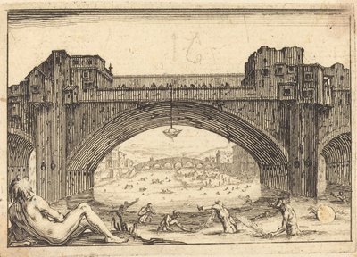 佛罗伦萨韦基奥桥（Ponte Vecchio），佛罗伦萨 作者 雅克·卡洛