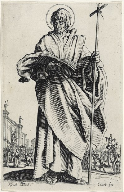 1631年，来自伟大使徒的圣菲利普 作者 雅克·卡洛