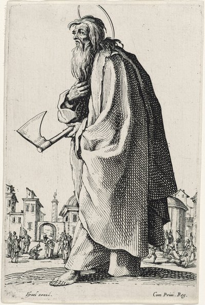 1631年，LesGrandsApôtres（The Great Apostles）的Saint Thaddeus或Saint Judas 作者 雅克·卡洛