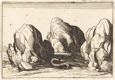 蛇，1628年。 作者 雅克·卡洛