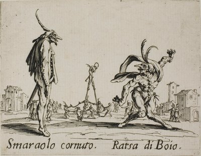 Smaraolo cornuto - Ratsa di Boio，Balli di Sfessania 第 4 盘 作者 雅克·卡洛