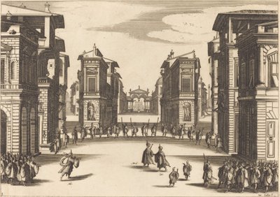 索里马诺，第三幕，1620年。 作者 雅克·卡洛