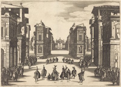 索里马诺，第四幕，1620年。 作者 雅克·卡洛