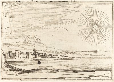 太阳升起，1628年。 作者 雅克·卡洛