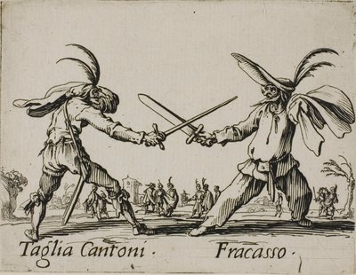 Cut Cantoni - Fracasso，Balli di Sfessania 第 24 盘 作者 雅克·卡洛