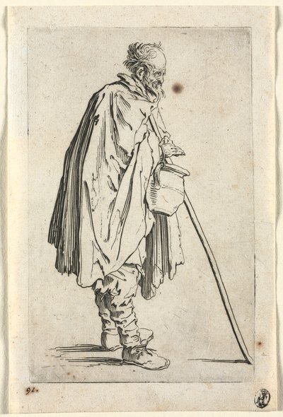 乞eg：带锅的乞gar c。 1623。 作者 Jacques Callot