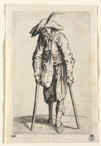乞丐木腿乞丐 作者 Jacques Callot