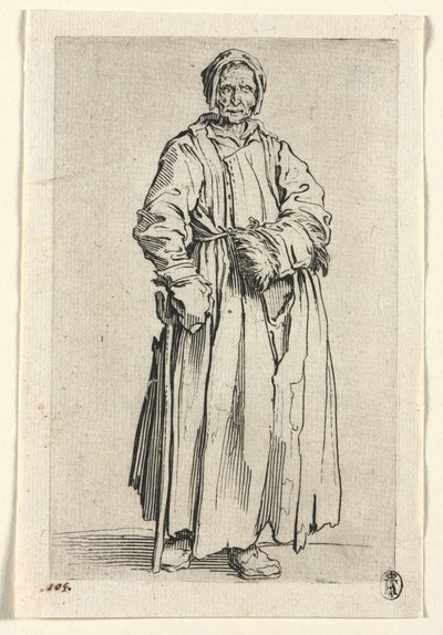 乞丐独眼女人 作者 Jacques Callot