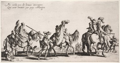 波希米亚人：波希米亚人行军：先锋队c。 1621-1625。 作者 雅克·卡洛