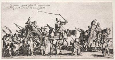 波希米亚人角c。 1621-1625。 作者 雅克·卡洛