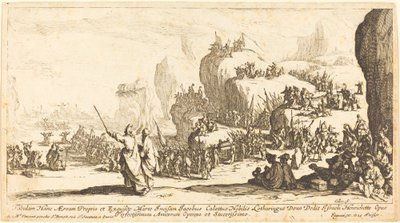 跨越红海》，1629年。 作者 雅克·卡洛