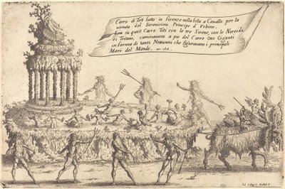 The Float of Thetis, 1616. 作者 雅克·卡洛