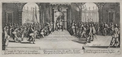 战争的巨大苦难：赔偿的分配，1633年。 作者 雅克·卡洛