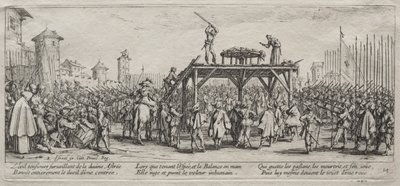 战争的大苦难：车轮上的死刑 作者 Jacques Callot