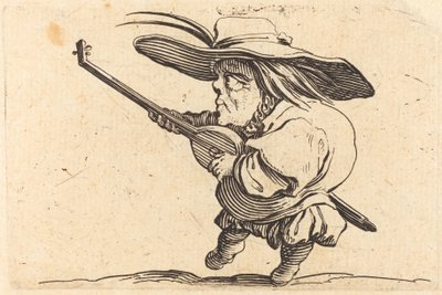 琵琶手》，约1622年。 作者 雅克·卡洛