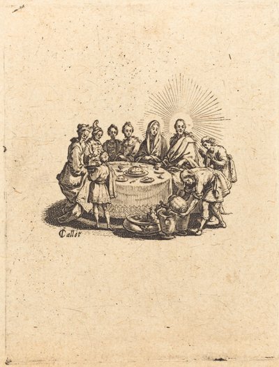 迦纳的婚礼》，1618年。 作者 雅克·卡洛