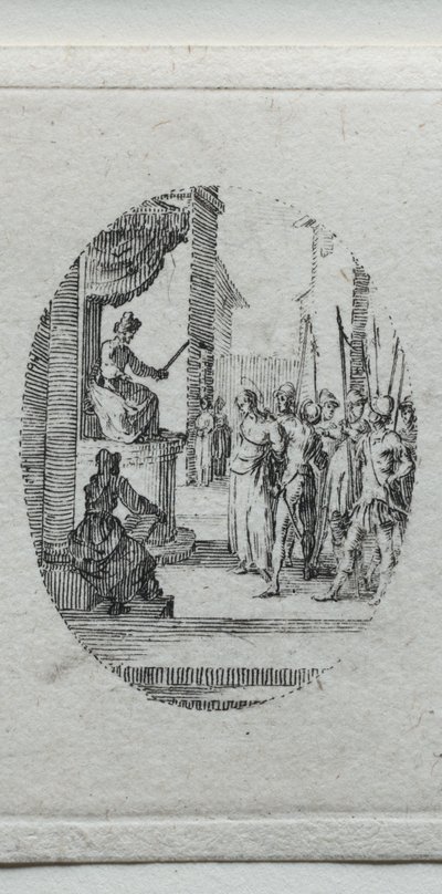 激情的奥秘：彼拉多之前的基督。 作者 Jacques Callot