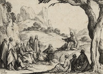 登山宝训，1635年 作者 雅克·卡洛