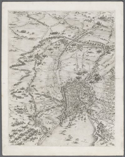 拉罗谢尔围困：第6板，1628年至1630年。 作者 雅克·卡洛