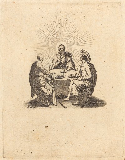以马忤斯的晚餐》，1618年。 作者 雅克·卡洛