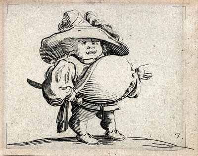 Varie Figure Gobbi ... （雕刻） 作者 雅克·卡洛