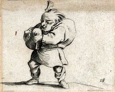 Varie Figure Gobbi ... （雕刻） 作者 雅克·卡洛