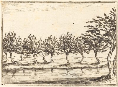 水边的柳树，1628年。 作者 雅克·卡洛
