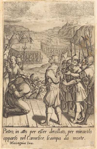 刽子手 作者 Jacques Callot after Donato Mascagni