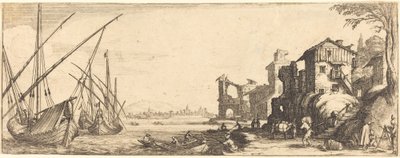 小港口 作者 Jacques Callot 或 Jacques Callot 的追随者