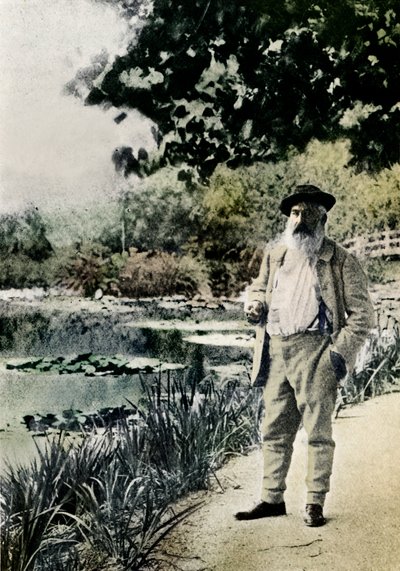 克劳德-莫奈，吉维尼》，1905年 作者 雅克·欧内斯特·布卢兹