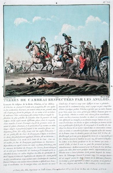 康布雷的领土受到英国人的尊重，由让-巴蒂斯特-莫雷（Jean Baptiste Morret）（约1790-1820年）刻制。 作者 雅克·弗朗索瓦·约瑟夫·斯韦巴赫