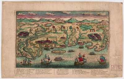 北美洲的密西西比州或路易斯安那州。LOC 75693015 作者 雅克·弗朗索瓦·舍罗