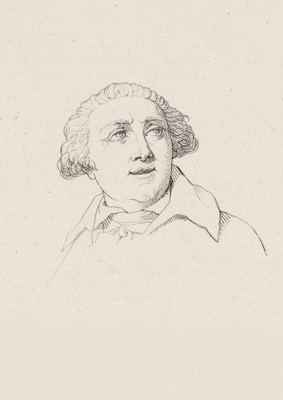 Giovanni Paisiello 1740-1816的肖像。 作者 雅克·弗雷米