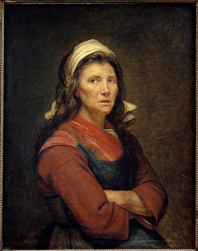 一个流浪者。 雅克·路易斯·大卫 (1748-1825) 的绘画 作者 雅克·路易·大卫