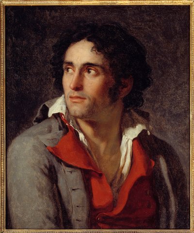 1794 年罗伯斯庇尔倒台后，假定画家雅克·路易斯·大卫 (Jacques Louis David) 的地质师肖像被关押在监狱中。这幅画归功于雅克·路易斯·大卫 (Jacques Louis David，1748-1825) 约 1795 年。 太阳。 0,54x0,46 m Rouen, musee des Beaux Arts 作者 雅克·路易·大卫