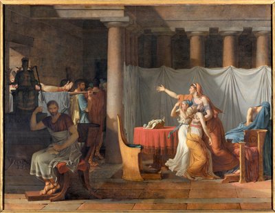 Lictors 向 Lucius Junius Brutus（公元前 6 世纪）报告他儿子的尸体 Lictors Bearing Brutus 儿子的尸体 作者 雅克·路易·大卫