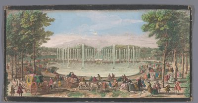 凡尔赛花园海神底座景观
Vue du Bassin de Neptune dans le Jardin de Versailles（标题见实物） 作者 Lodewijk XV（法兰克国王）