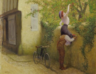 收集李子 作者 Jacques Wely