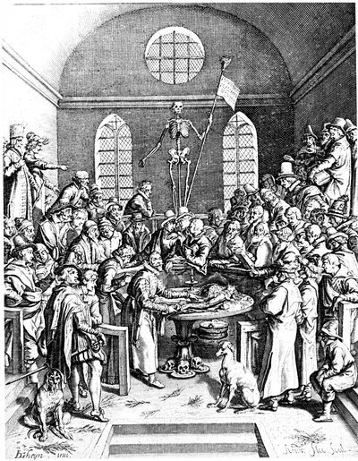 1633年后期的解剖学剧院，雅克·德·盖恩（Jacques de Gehyn），1633年 作者 雅克·德·盖恩