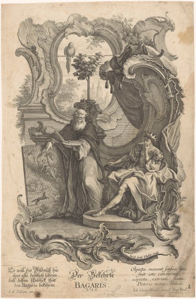 皈依者巴加里斯
Der Bekehrte Bagaris（物上标题）
Apelles 和 Bagaris（系列标题） 作者 约翰·埃萨亚斯·尼尔森