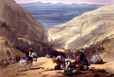 第二次下山穿越库贾山口，出自《阿富汗速写》，由查尔斯-哈格（1810-88）和路易斯-哈格（1806-85）雕刻，由亨利-格雷夫斯出版 作者 詹姆斯（后）阿特金森