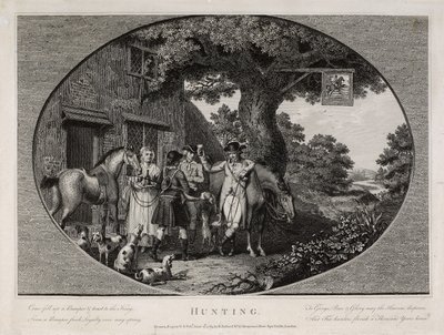 狩猎，由罗伯特·波拉德 (1755-1838) 雕刻 作者 詹姆斯（后）波拉德