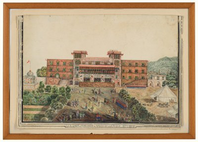 Khohistan，Lugmanee，“ Leicic Maison a Peshawur de Monsieur le General Avitabile” 作者 詹姆斯（后）拉特雷