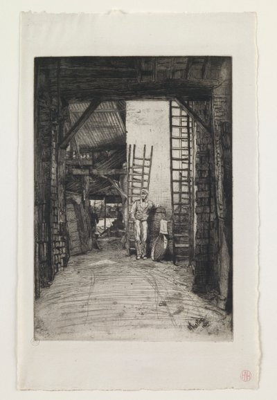 W.琼斯，泰晤士街石灰烧匠 作者 詹姆斯·阿博特·麦克尼尔·惠斯勒