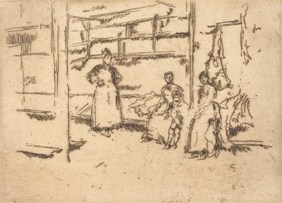 出售后，Hounsditch，约18861888。 作者 詹姆斯·阿博特·麦克尼尔·惠斯勒