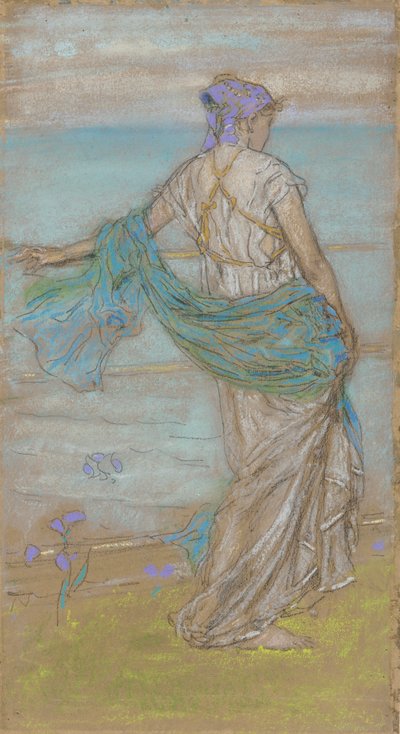 安娜贝尔-李，1885-1887。 作者 詹姆斯·阿博特·麦克尼尔·惠斯勒