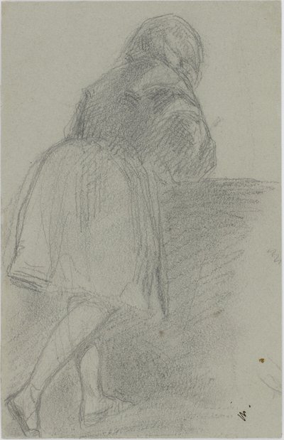 安妮，1858-1859。 作者 詹姆斯·阿博特·麦克尼尔·惠斯勒