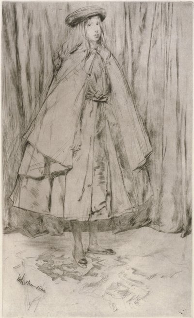 安妮哈登，1860年 作者 詹姆斯·阿博特·麦克尼尔·惠斯勒